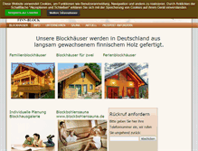 Tablet Screenshot of finn-block.com